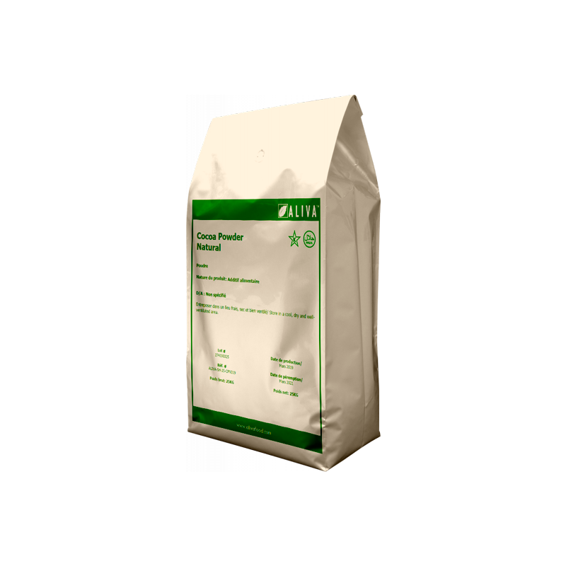 A 25 Kg Bag of ALIVA Natural Cocoa Powder